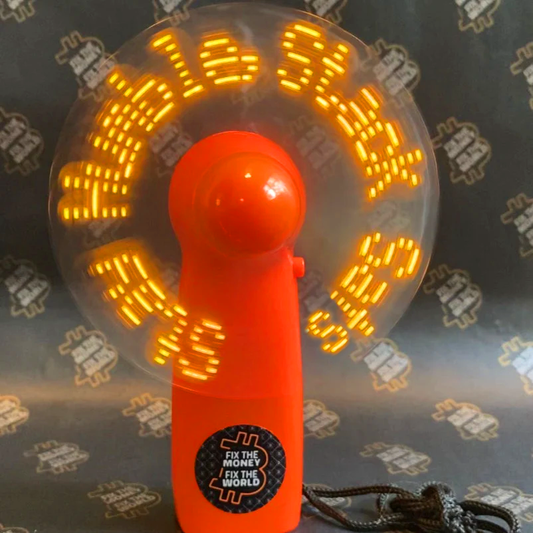 LED Orange Pill Fan