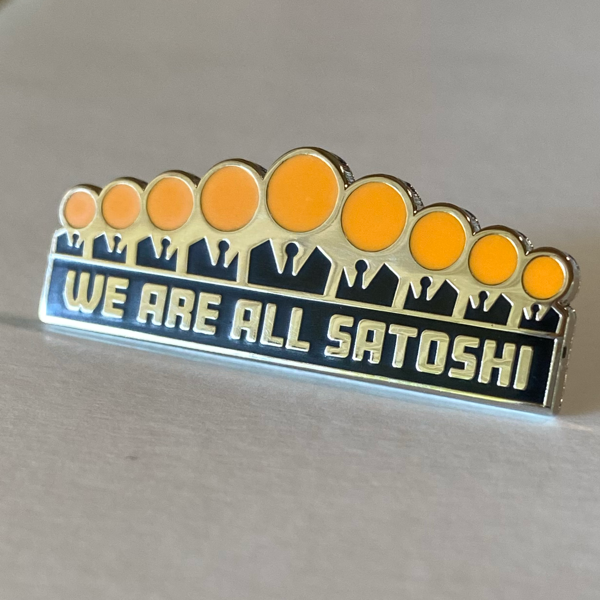 We Are All Satoshi Pin