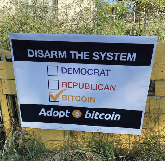 Bitcoin Yard Sign